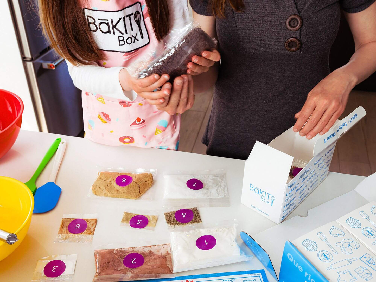 baking kit with ingredients