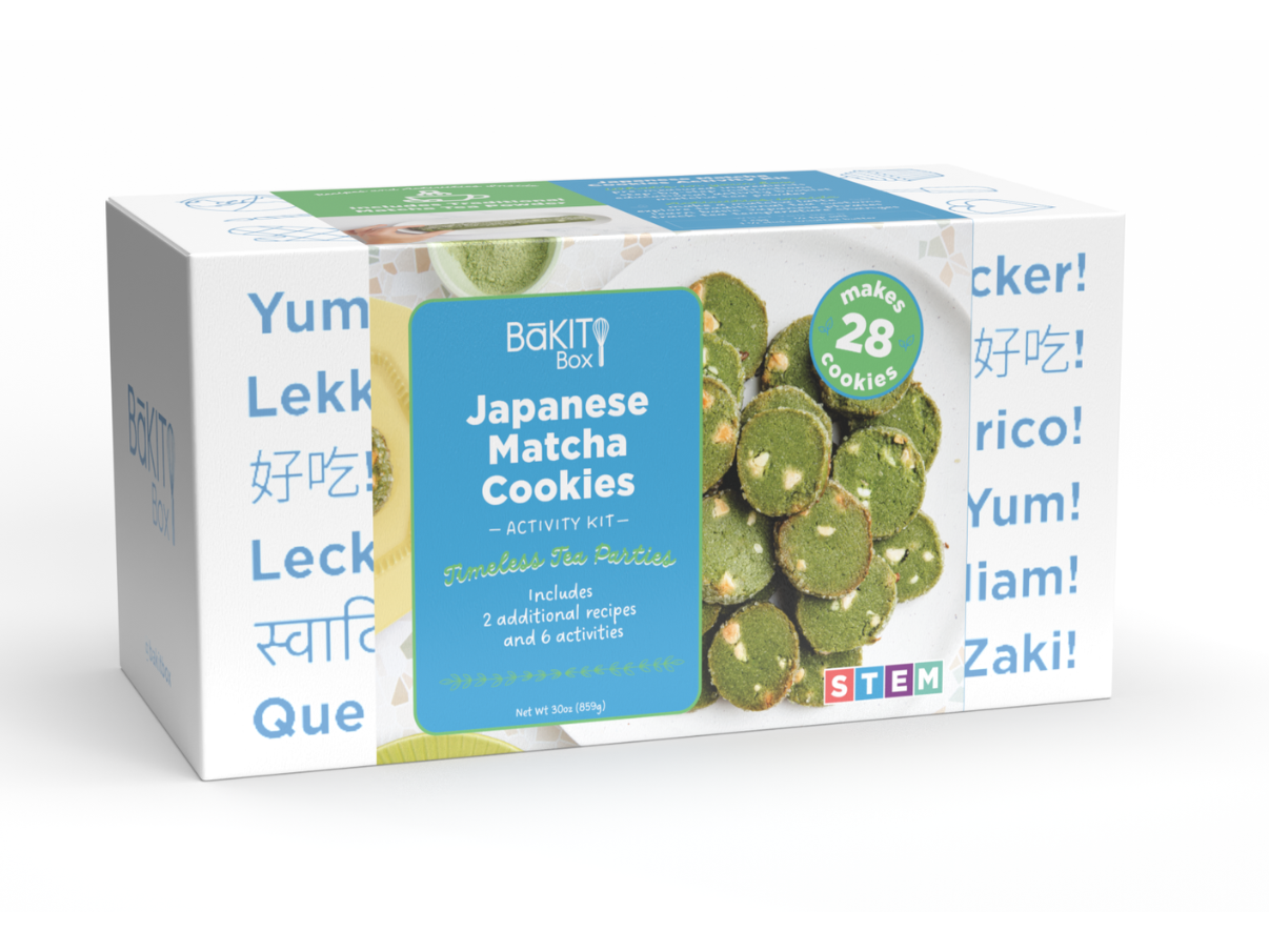 リラクゼーショングッズ TENSUKE ORIGINAL Biscotti H4CBHCRDP CRDB Japanese Matcha Cookies Activity Kit – BāKIT Box