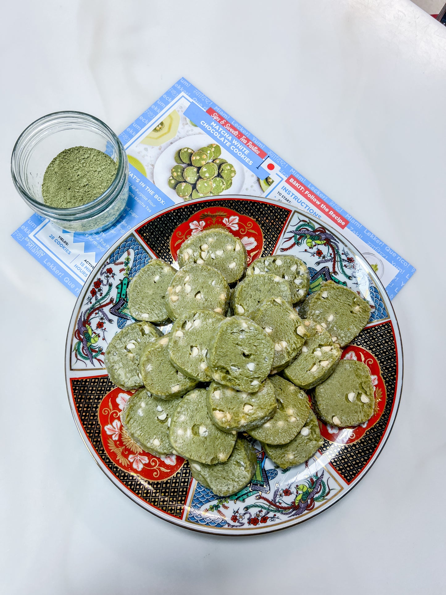 Japanese Matcha Cookies Activity Kit