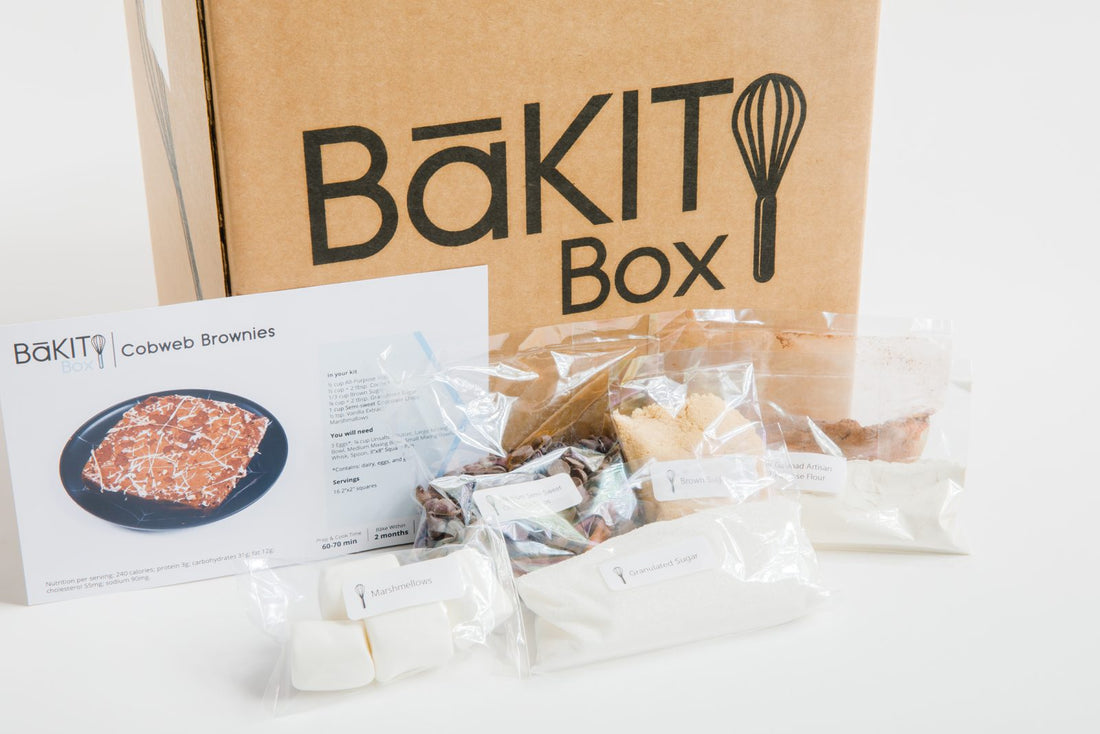 BaKIT Box Cobweb Brownies Recipe Kit - Halloween baking kit|5 Ways to Celebrate Halloween at Home with BaKIT Box
