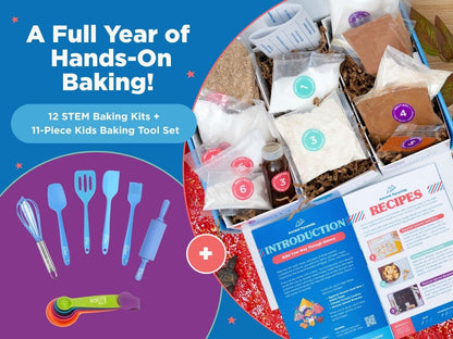 12-Kit Homeschool STEM Baking Program + Baking Tool Set