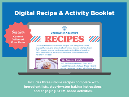 STEM Baking Activity 12 Recipe Booklet Bundle