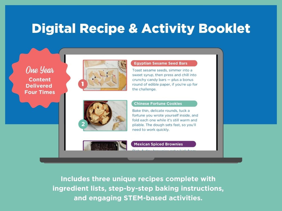 STEM Baking Activity 12 Recipe Booklet Bundle