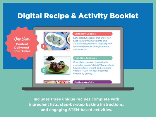 STEM Baking Activity 12 Recipe Booklet Bundle