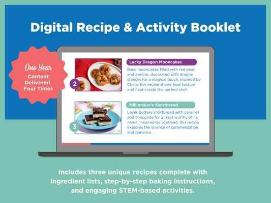 STEM Baking Activity 12 Recipe Booklet Bundle