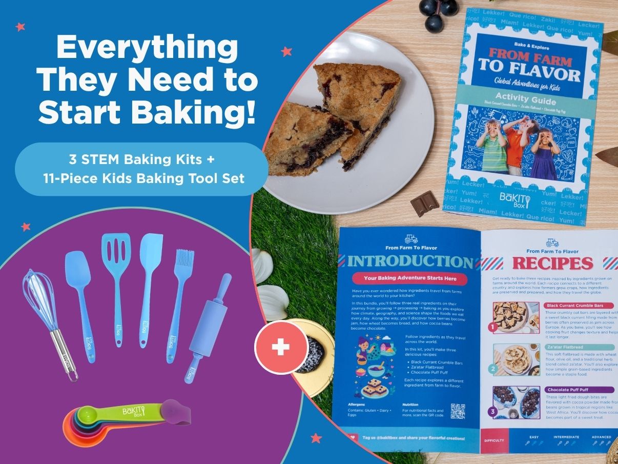 3-Kit Homeschool STEM Baking Program + Baking Tool Set