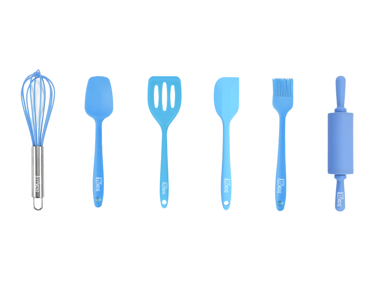 Kids 6-Piece Silicone Baking Tools Set