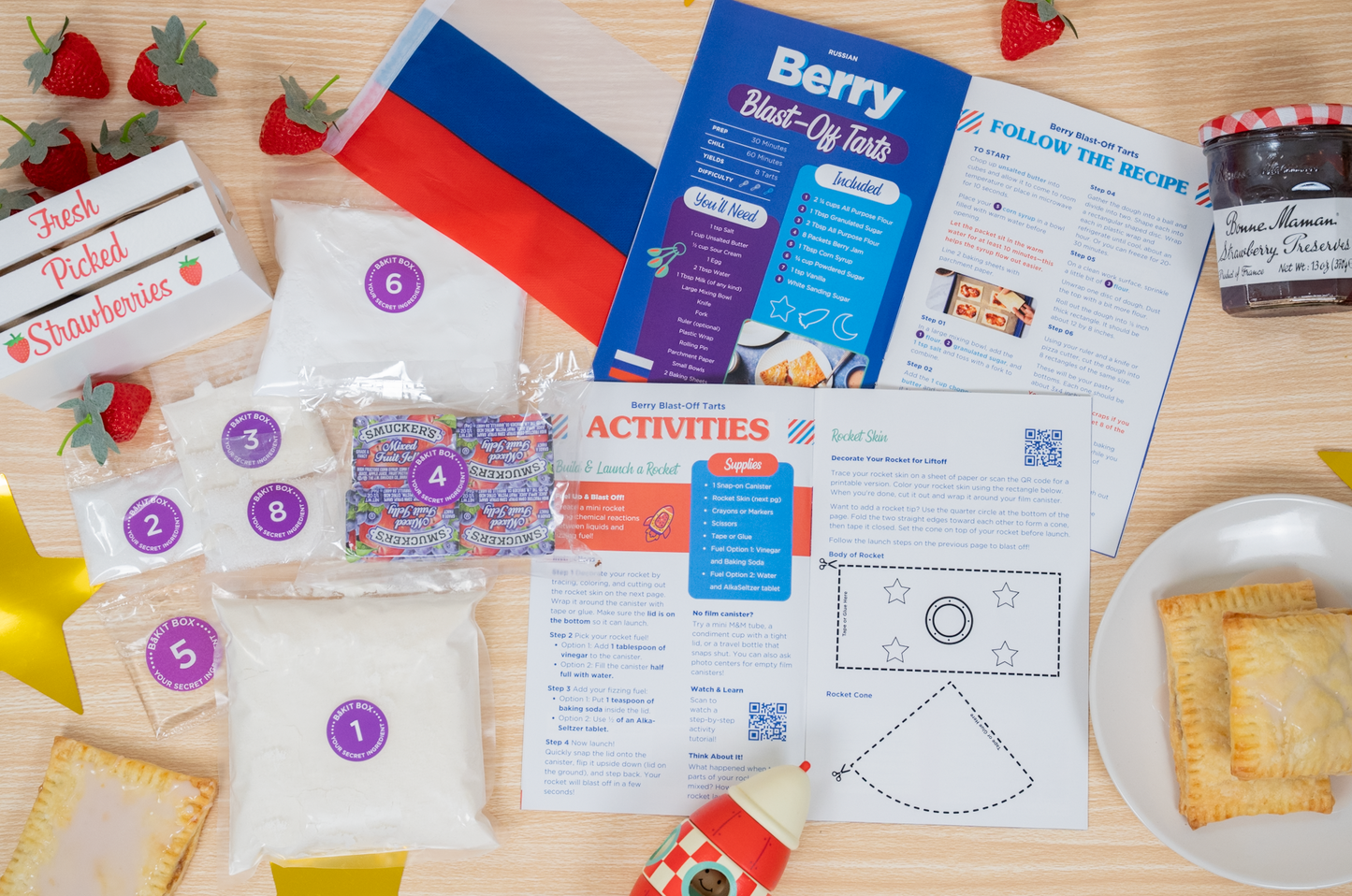 Berry Blast-Off Tarts Activity Kit