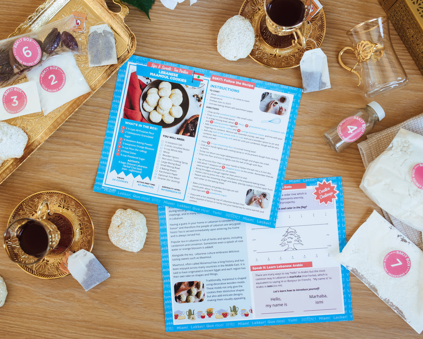 Date-Filled Maamoul Cookies Activity Kit