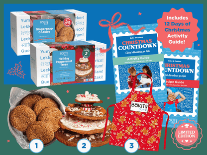 Merry Little Baker Bundle with Kids Holiday Apron